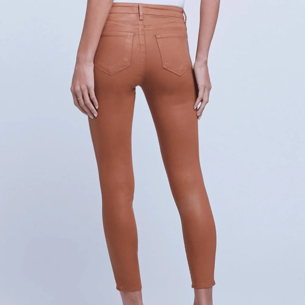 L'Agence Margot High Rise Coated Jean Size 25 NEW - Picture 2 of 10